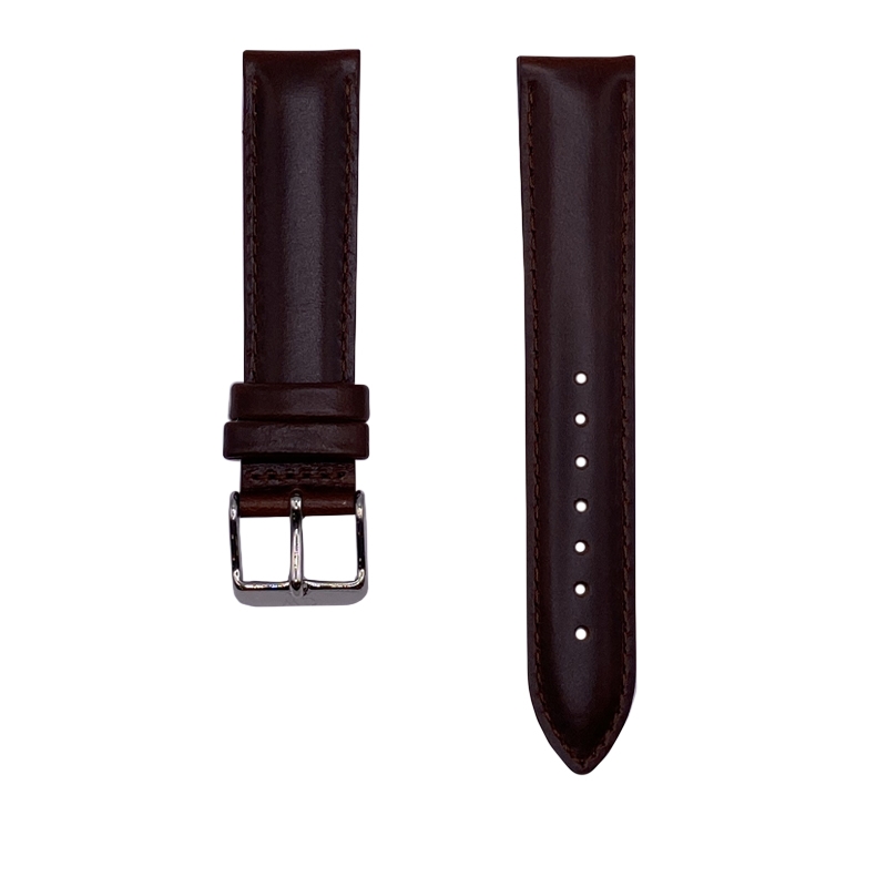 Ремень Daniel Wellington DW00200079, из кожи телёнка, коричневый, размер 17 мм