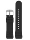 черный полиур. ремешок, застежка из нерж. стали с темно-серым покр., для часов серии 3000, в чехле, размер 21 мм