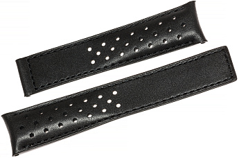 Ремень Tag Heuer FX6205, из кожи, черный