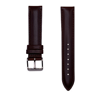Ремень Daniel Wellington DW00200079, из кожи телёнка, коричневый, размер 17 мм