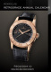 Ремень Corum 0480/00166, из кожи аллигатора, черный, размер 22/18 мм