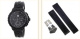 Ремень Tag Heuer FT6024, из каучука, черный