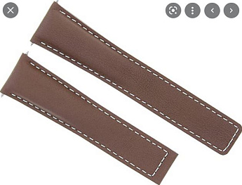 Ремень Tag Heuer FC6206, из кожи, коричневый