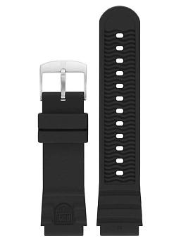 черный полиуретановый ремешок, 22 мм, застежка из нерж. стали, для часов серии 0320, в чехле