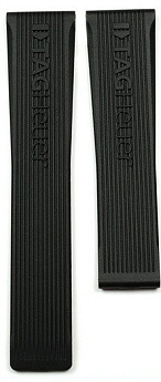 Ремень Tag Heuer FT6026, из каучука, черный