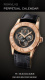 Ремень Corum 0480/00166, из кожи аллигатора, черный, размер 22/18 мм