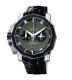 Ремень Corum 0480/00326, из кожи аллигатора, черный, размер 25/21 мм
