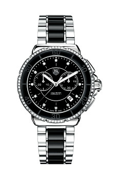 Браслет Tag Heuer BA0862, из стали, черный, размер 