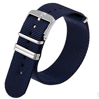 Ремень Luminox FNX.9240.40Q.K, из нейлона, синий, размер 24 мм