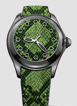 Ремень Corum 0480/01419, , зеленый, размер 21,5/18 мм