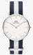 Ремень Daniel Wellington DW00200018, из нейлона, триколор, размер 20 мм