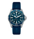 Ремень Tag Heuer FT6155, из каучука, синий