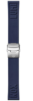синий полиуретановый ремешок, 24мм застежка из нерж. стали, для часов серии 2406, в чехле